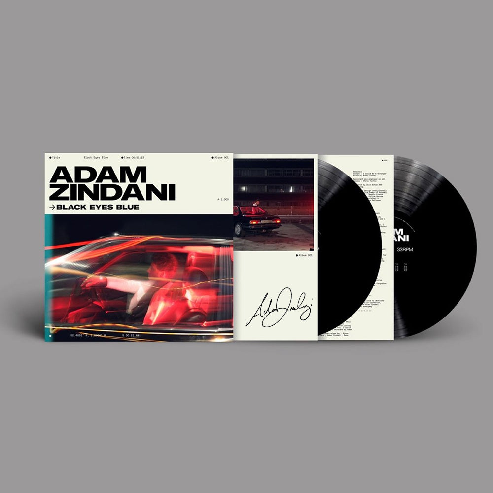 BLACK EYES BLUE SIGNED BLACK VINYL | ADAM ZINDANI