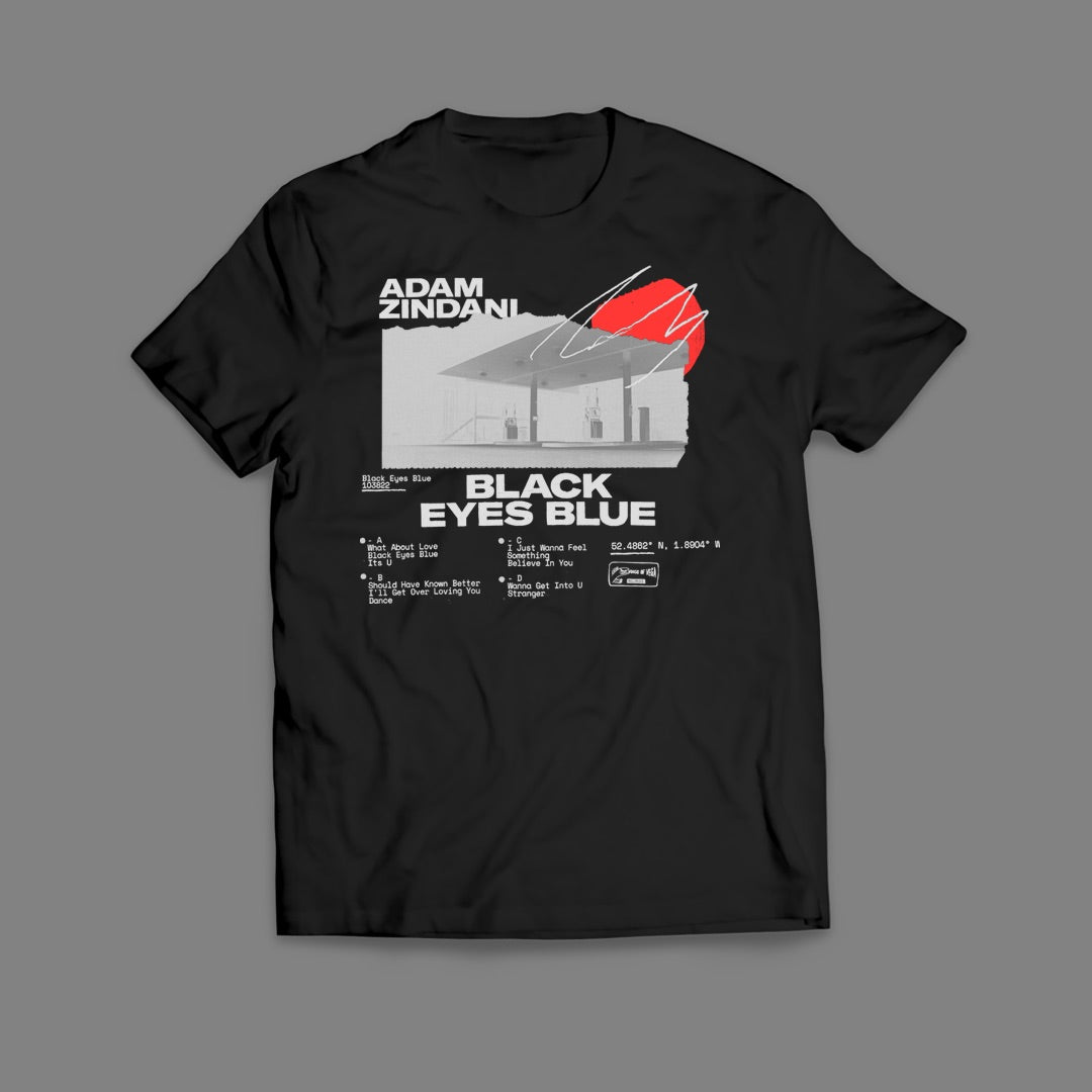BLACK SHORT SLEEVE TSHIRT | ADAM ZINDANI